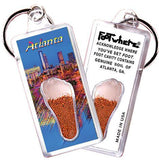 Atlanta FootWhere® Souvenir Keychains. 6 Piece Set. Made in USA-FootWhere® Souvenirs