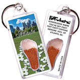 Atlanta FootWhere® Souvenir Keychains. 6 Piece Set. Made in USA-FootWhere® Souvenirs