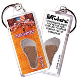 Branson FootWhere® Souvenir Keychain. Made in USA-FootWhere® Souvenirs