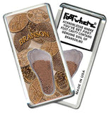 Branson, MO FootWhere® Souvenir Fridge Magnet. Made in USA-FootWhere® Souvenirs