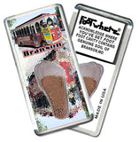 Branson, MO FootWhere® Souvenir Fridge Magnet. Made in USA-FootWhere® Souvenirs