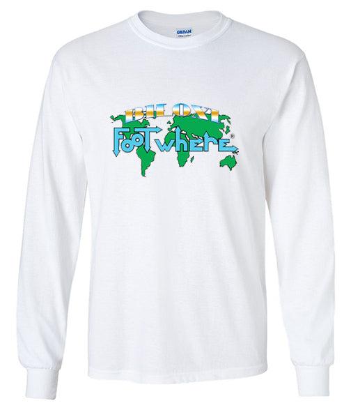 Biloxi Long Sleeve FootWhere® Souvenir T-Shirt - FootWhere® Souvenir Shop