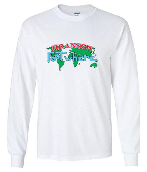 Branson Long Sleeve FootWhere® Souvenir T-Shirt - FootWhere® Souvenir Shop