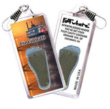 Cincinnati FootWhere® Souvenir Zipper-Pull. Made in USA-FootWhere® Souvenirs