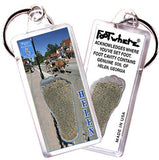 Helen, GA FootWhere® Souvenir Keychains. 6 Piece Set. Made in USA - FootWhere® Souvenir Shop