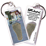 Helen, GA FootWhere® Souvenir Keychains. 6 Piece Set. Made in USA - FootWhere® Souvenir Shop