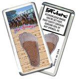 Hot Springs FootWhere® Souvenir Fridge Magnet. Made in USA - FootWhere® Souvenir Shop