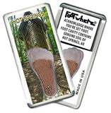 Hot Springs FootWhere® Souvenir Fridge Magnet. Made in USA - FootWhere® Souvenir Shop