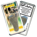 Savannah, GA FootWhere® Souvenir Magnet. Made in USA-FootWhere® Souvenirs