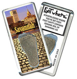 Savannah, GA FootWhere® Souvenir Magnet. Made in USA-FootWhere® Souvenirs