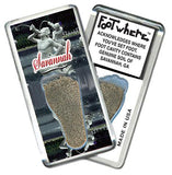 Savannah, GA FootWhere® Souvenir Magnet. Made in USA-FootWhere® Souvenirs