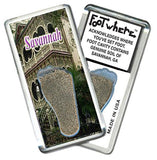 Savannah, GA FootWhere® Souvenir Magnet. Made in USA-FootWhere® Souvenirs